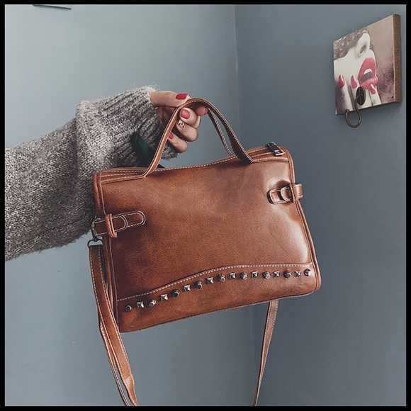 NEW HELENA Studded Tote Crossbody - Picture 2 of 7